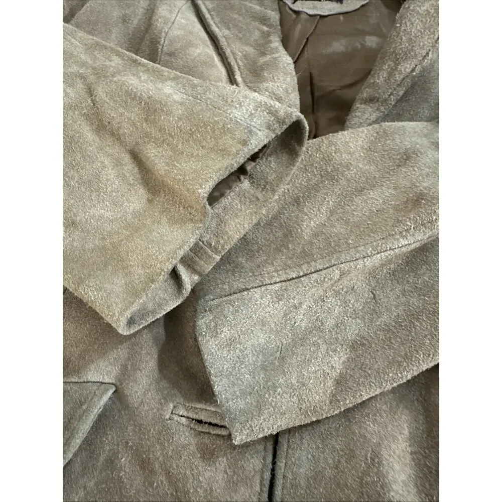 Retro 70s Fanny’s Hide Vintage Tan Suede Jacket Women's -See Measurements